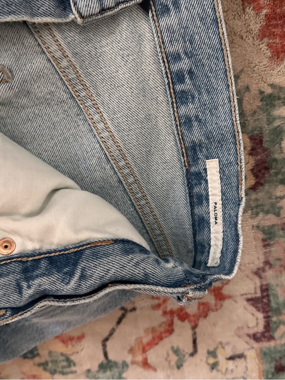 Citizens Of Humanity Light Blue Wide Leg Jeans Paloma - Picture 2 of 5